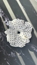 White polka dots