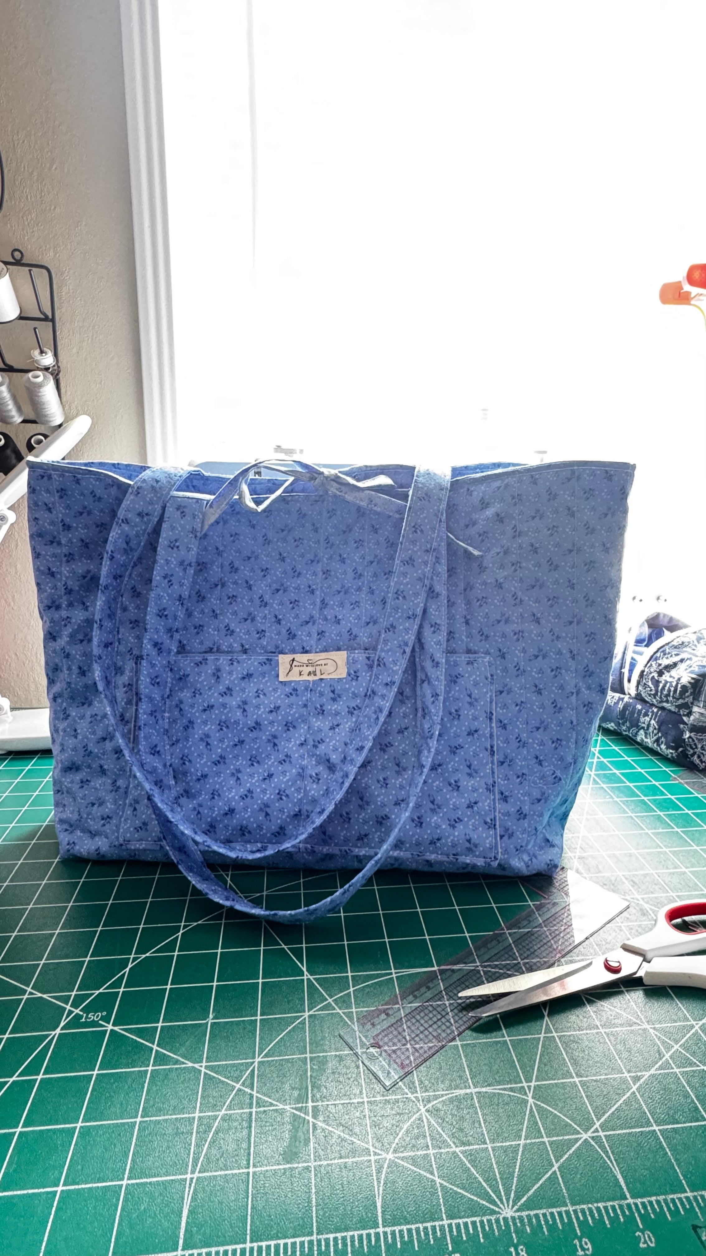 Tote-ally Awesome Blue Bag !