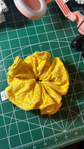 Yellow polka dots