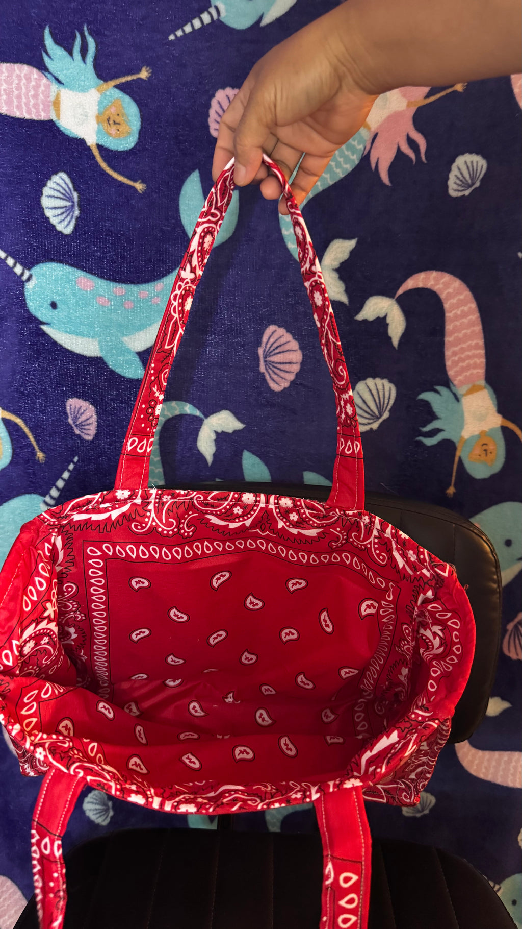 Red Bandana Tote Bag - Rock Your Style!
